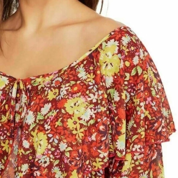 (NWT) Women's Intimately Free by Free People Say It To Me Bodysuit Size S (Red) - Picture 2 of 16